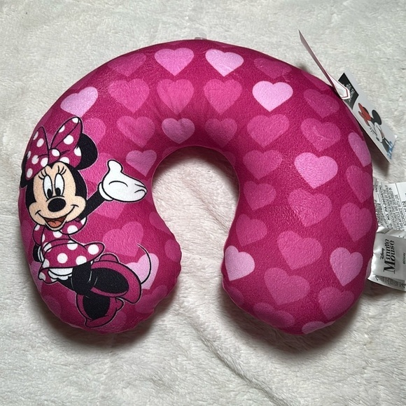 Disney Minnie Mouse travel neck pillow Kids Girls- NWT NEW - Picture 1 of 11